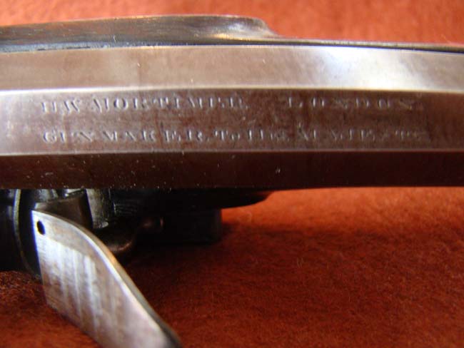A FABULOUS PAIR of Flintlock travelling pistols made by H W MORTIMER, GUN MAKER TO HIS MAJESTY, circa 1782-1790. — image 9